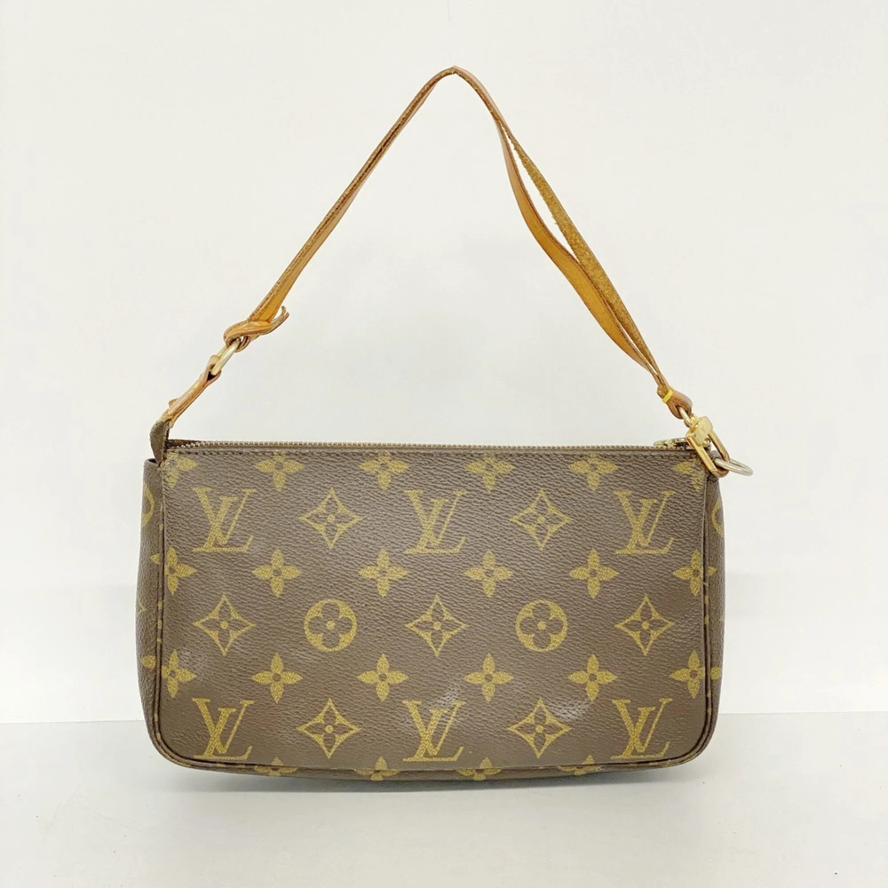LOUIS VUITTON Brown Monogram Pochette Pouch - Picture 9 of 9